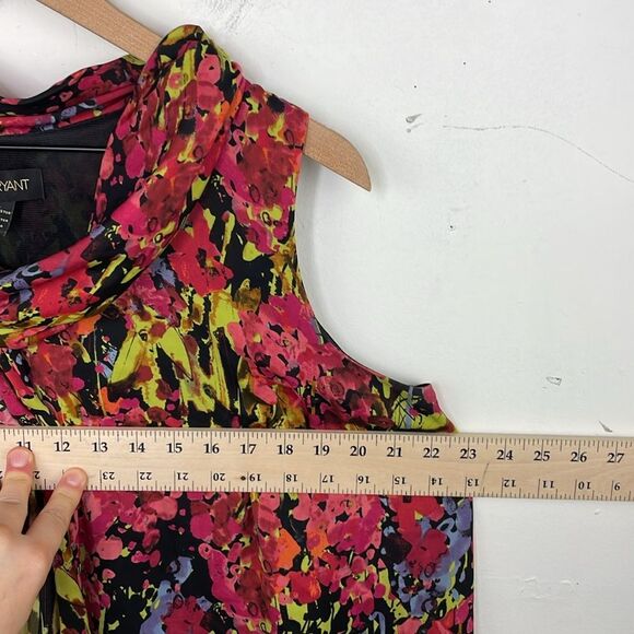 Lane Bryant Floral Print Sleeveless Tunic/Blouse Size 20 - Picture 11 of 14